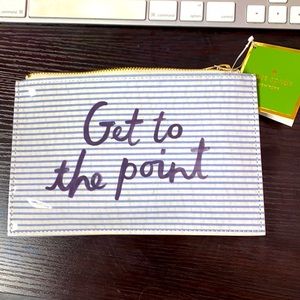 KATE SPADE ♠️ SEERSUCKER PENCIL POUCH